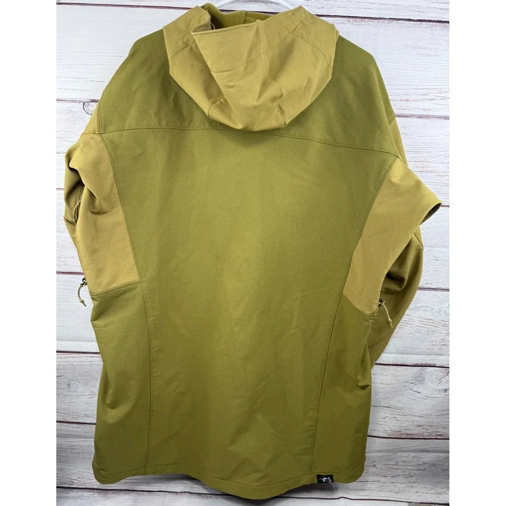 Stone Glacier Zenith Hooded Jacket Mens XL Olive Tan Softshell Hunting 30001